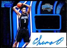 Chuma Okeke Card 2019-20 Certified Freshman Fabric Signatures Mirror Blue #8 