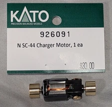 NEW Kato 926091 Motor With Flywheels For N SC-44 Charger, N Scale