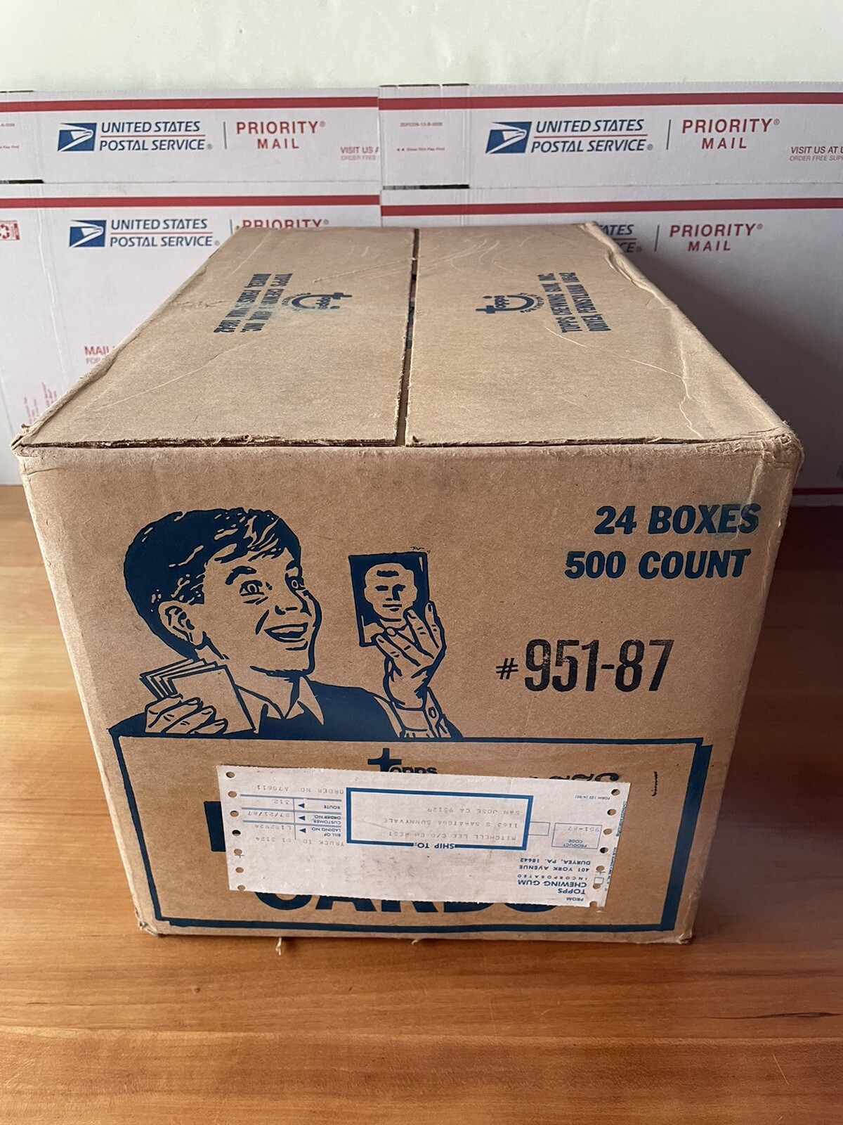 1987 TOPPS BASEBALL VENDING CASE SEALED 24 BOXES OF 500 eBay