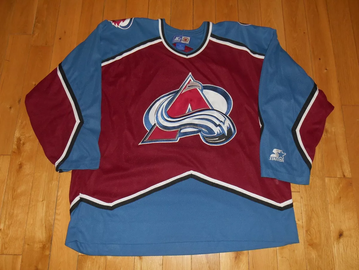 Colorado avalanche jersey blank