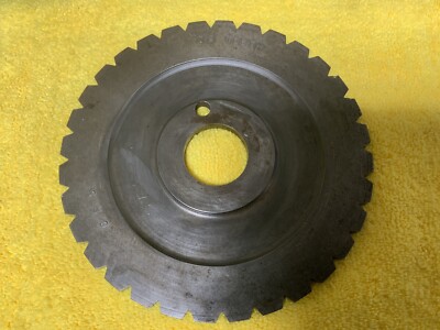 Vintage 6  X 1 1/4  ID  32 Tooth POSITION INDEX PLATE 1/4  Thick