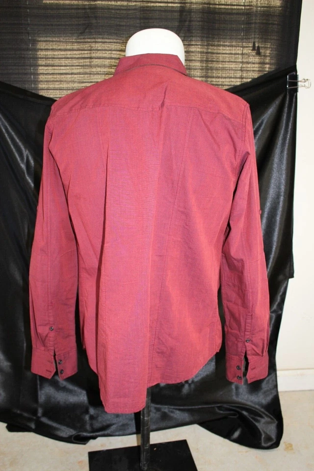 Sovereign Code /Long sleeved button up/ (Size M) / Red - Image 2 of 4