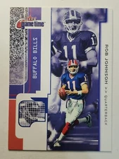 2001 Fleer Game Time #94 Rob Johnson ~ Buffalo Bills