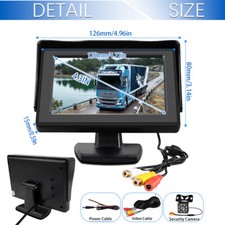 Monitor Screen Reversing Rear View Camera for Car Parking System Universal