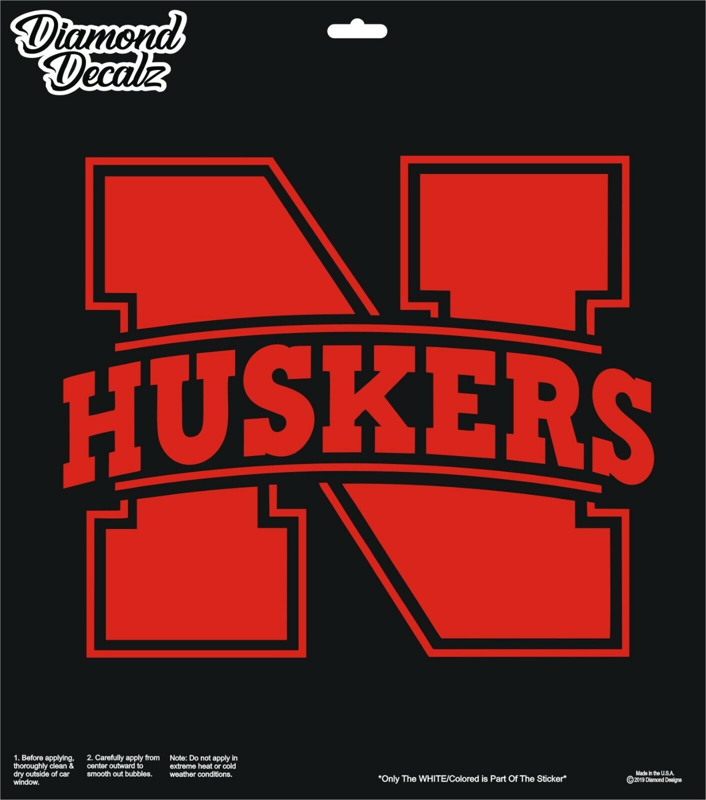 Nebraska Cornhuskers Huskers Football Vinyl Decal Car Truck Logo Window  Sticker