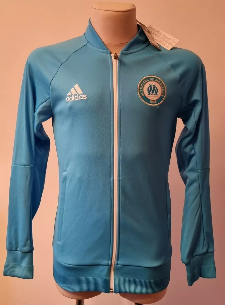 Olympique Marseille 2016 2017 Anthem football Adidas jacket size Small