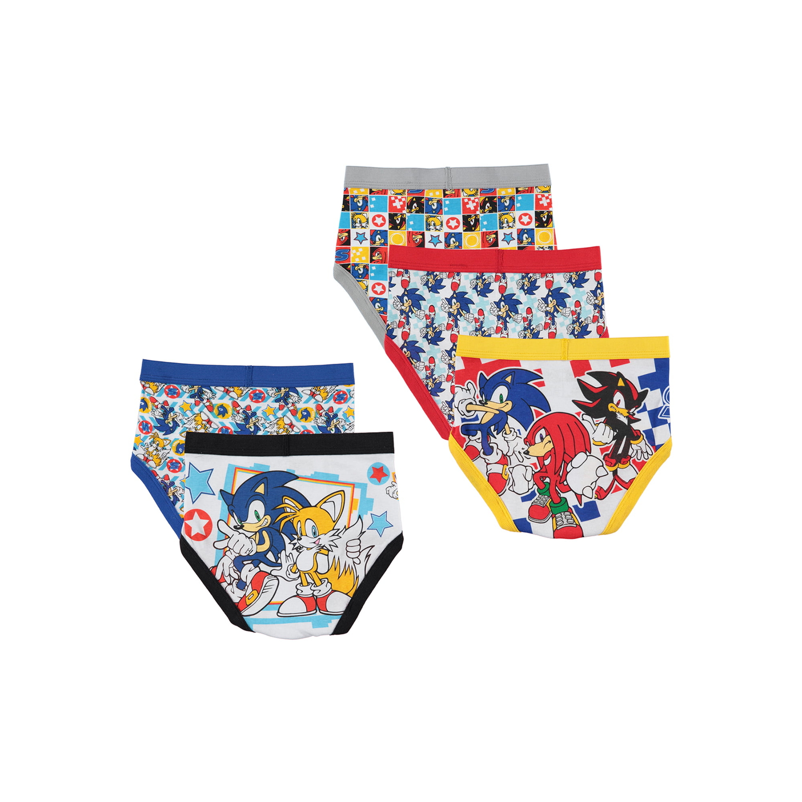 NEW Sonic the Hedgehog Underwear Briefs Boys 4 6 8 XS S M 5