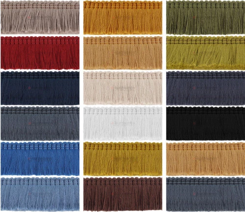 Fransenborten aus Baumwolle zum Annähen