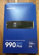 Samsung - 990 EVO PLUS 2TB PCIe 5.0 x2 M.2 Internal SSD New MZ-V9S2T0B/AM