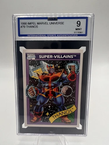 1990 Marvel Universe #79 Thanos ISA 9