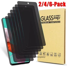 For Samsung Galaxy A52 A54 S23 S24 S25 Privacy Tempered Glass Screen Protector