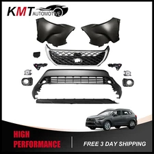 Fits 2022+ Toyota Corolla Cross L LE Front Bumper Cover Kit No Sensor Holes