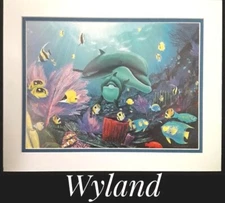 Wyland, 11" x 14" Fine Art Calender Print. Mounted on Acid Free Foam Core. NEW!