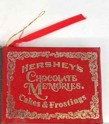 Vintage Hershey's Chocolate Memories Cookbook Cakes & Frostings Miniature Book