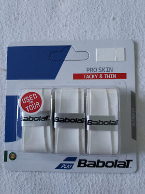 Babolat Overgrip PRO SKIN x3, weiß