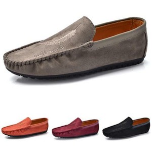 Mens Pumps Slip on Loafers Flats Walking Faux Leather Driving Moccasins Shoes D