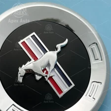 5.9Inch Tailgate Running Horse Emblem For Mustang GT 5.0 Trunk Lid Badge Chrome