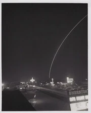 Mariner 6 Rocket Launch Time Exposure 1969 NASA - Original NASA Photo