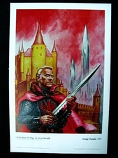 KELLY FREAS CLASSICS OF SCI FI PRINT SPACESHIP FOR THE KING ANALOG