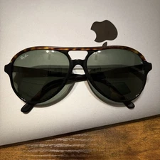 Vtg Ray Ban Vagabond Carrera Sunglasses Bausch & Lomb Lens Tortoise Shell Smoke