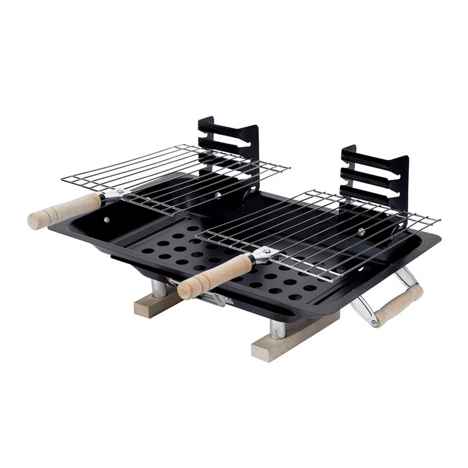 Marsh Allen Hibachi Black Steel Charcoal Tabletop Grill 79 x 15 x 17 in
Opens in a new window or tab