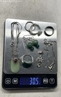 Silver Stamped/Unstamped Chain-Pendant-Bracelet-Earrings-Ring (8 Pcs) 30.5gr — photo 7