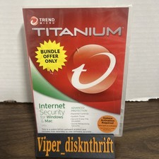TREND MICRO TITANIUM-INTERNET SECURITY FOR WINDOWS  MAC BRAND NEW SEALED