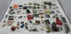 Huge Vintage Costume Jewelry Lot Earrings Only