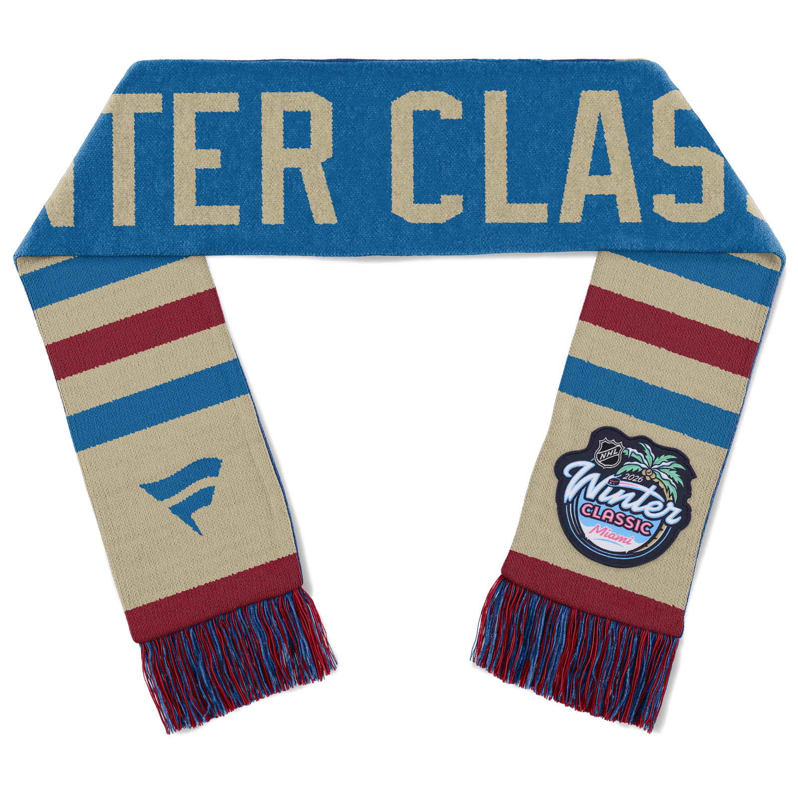 Fanatics Natural/Blue New York Rangers 2026 NHL Winter Classic Team Scarf