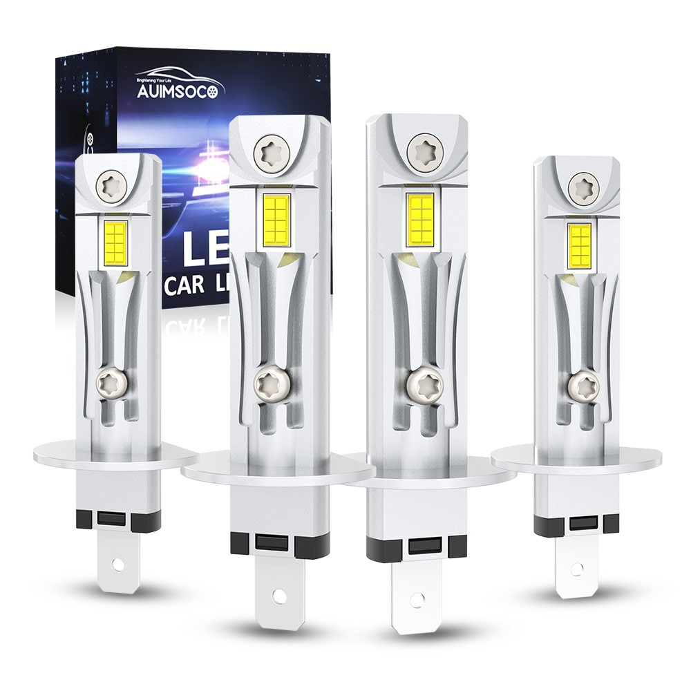 4x H1 LED Headlight Bulbs High Low Beam Bright 6500K White CANBUS 330000LM