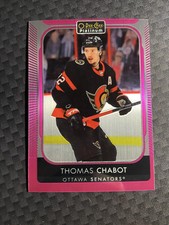Thomas Chabot #24 2021-22 O-Pee-Chee Platinum Matte Pink Ottawa Senators