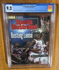 Sports Illustrated 1992 Jordan “Bustin Loose” Newsstand CGC 9.2 Early Jordan