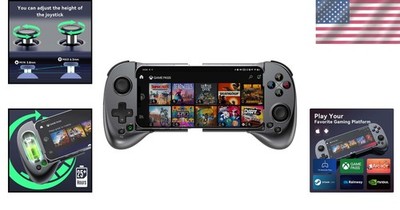 Mobile Game Controller for iphone/Android with PHONE CASE Support, Bluetooth ...