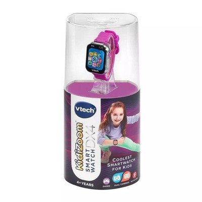 VTech KidiZoom Smartwatch DX4 - Purple: Sensory Development, For Kids 4+ 2 Cams