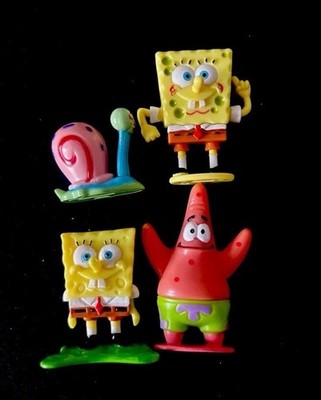 SpongeBob Figuren Set Kinder Überraschung 2005 Patrick Gary Viacom Top Original