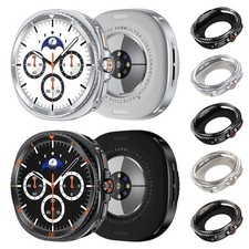 Rugged Hard Metal Case Watch Frame Bumper for Samsung Galaxy Watch 8 40mm 44mm