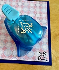 EK Success Corner Paper Punch Intricate Iris Elegant Flourish