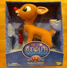 Newborn Rudolph Red-Nosed Reindeer Island of Misfit Toys Plush 14" Memory Lane