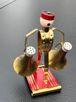 Vintage Art Deco Phillip Morris Johnny Bellhop SALT & PEPPER S&P ~SUPER NICE~