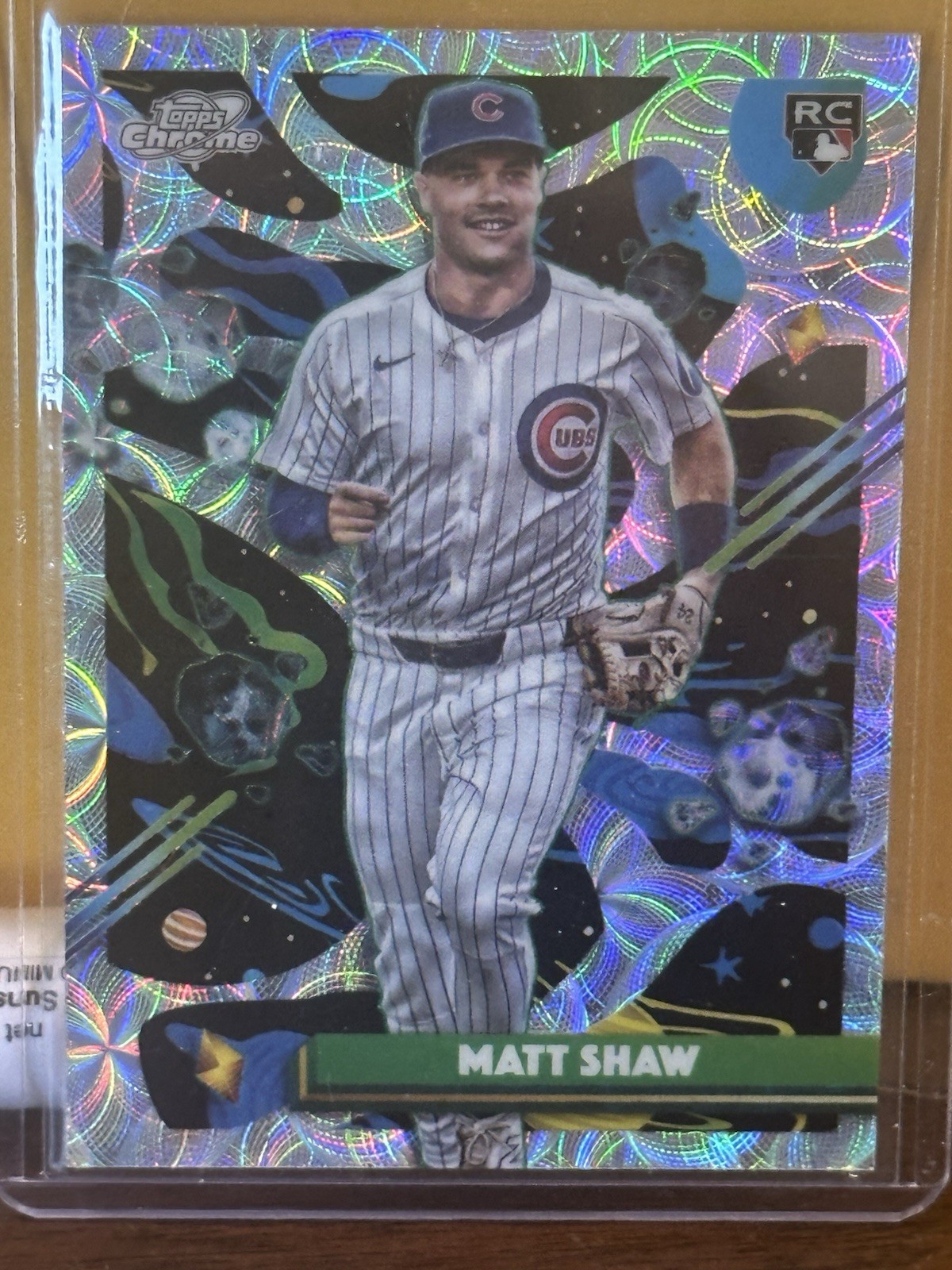 2025 Topps Cosmic Chrome - Matt Shaw #35 Nucleus Refractor (RC)