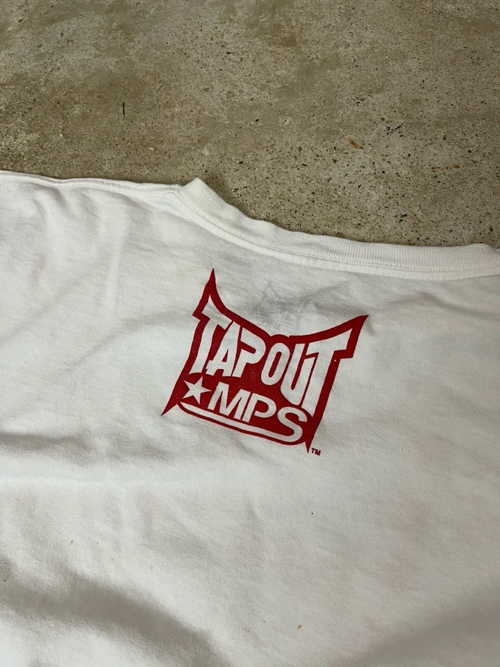 Tapout Tapout Viking Skulls Shirt Size 2XL Grunge Cyber Y2K Mallgoth MMA UFC - Image 4 of 4