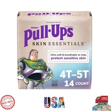 Boys' Skin Essentials Potty Training Pants 4T-5T - 14ct Hypoallergenic Comfort