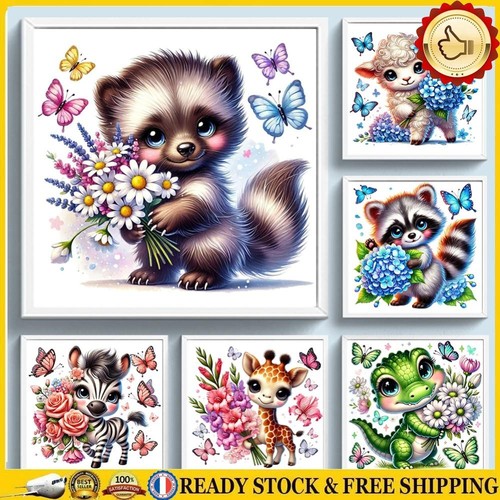 Full Embroidery Eco-cotton Thread 11CT Printed Character Cross Stitch