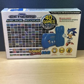 Sega Genesis Wireless Arcade Motion Sensing Console w/ Dual Remotes NEW SEALED