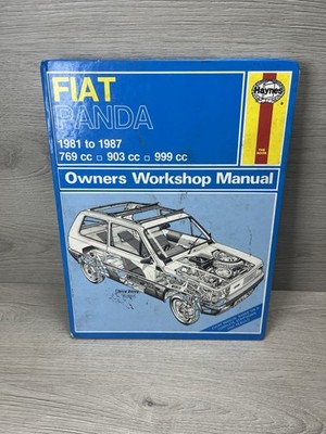 Werkstatthandbuch ''Fiat Panda - 1981 bis 1985'' Haynes (gebunden, 1985) Nr.793