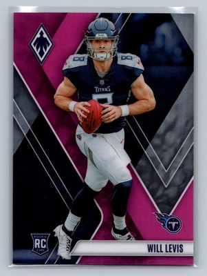 2023 Panini Phoenix Will Levis Pink #/199 Rookie #118