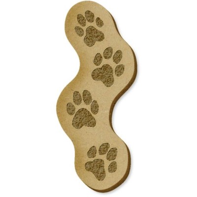 6 x ''Hundepfotenabdrücke'' MDF Basteln Verzierungen (EB00035087)