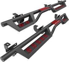 Running Boards Side Steps Crew Cab Compatible with 2007-2018 Jeep Wrangler JK JK