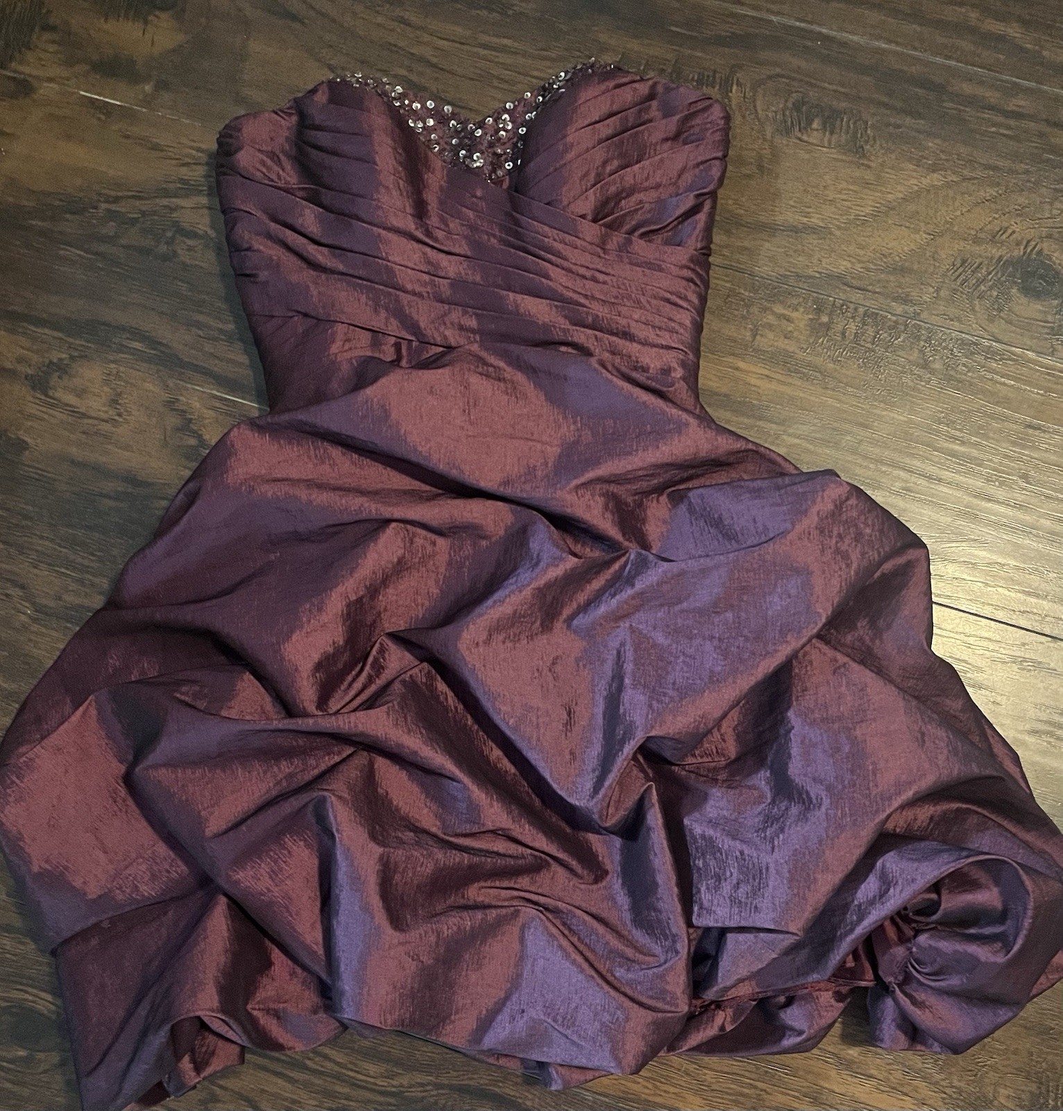 Short Formal Dress Aspeed Brand Sz Small Burgundy