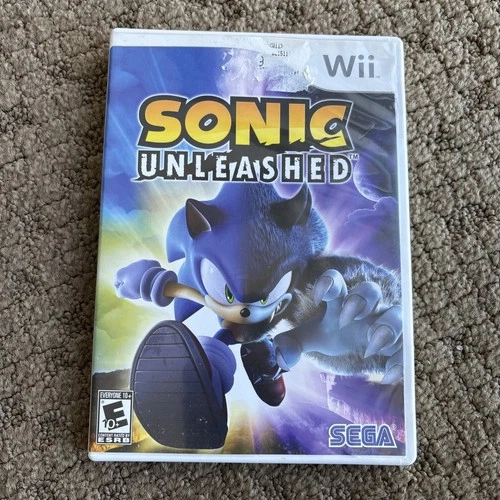 Sonic Unleashed Nintendo Wii  Game 2009  Complete Manual Disc Never used clean